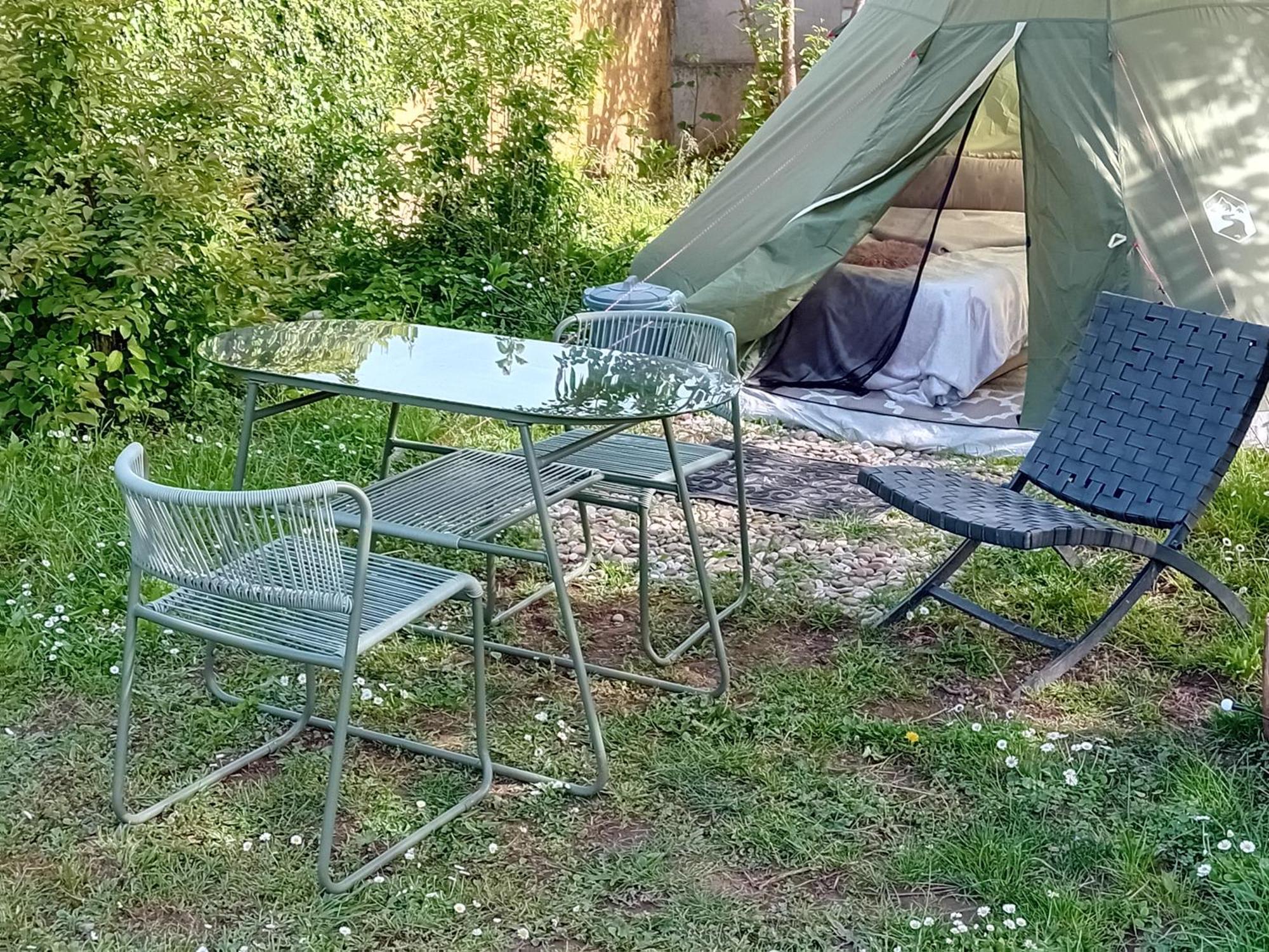 Indian Tent Tipi In Shared Lot And Shared Bathroom Mrse Eksteriør bilde