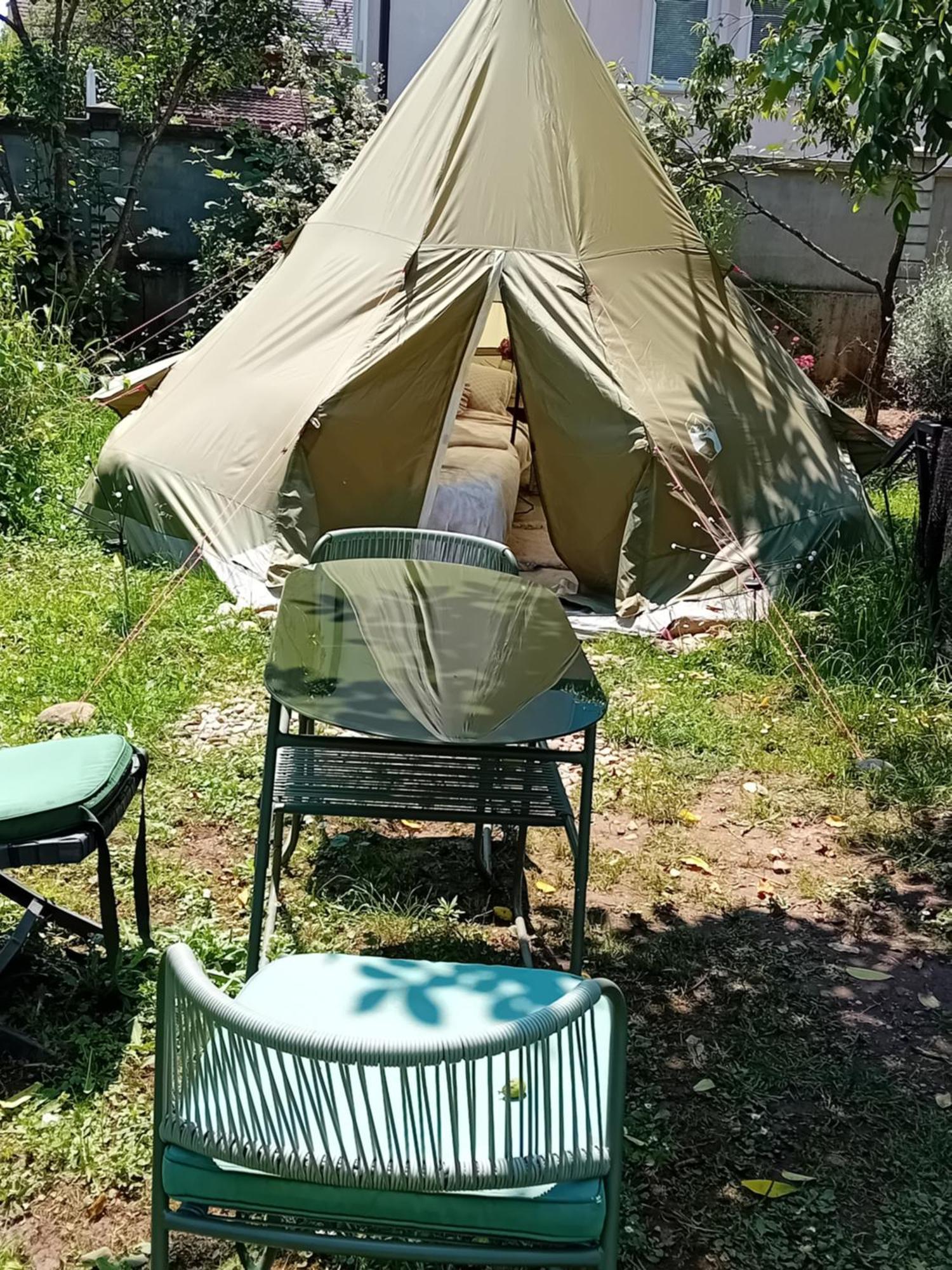 Indian Tent Tipi In Shared Lot And Shared Bathroom Mrse Eksteriør bilde